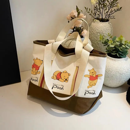 Winnie The Pooh Retro Canvas Tote