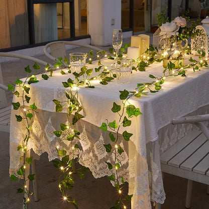 Magical Leaf Fairy Lights Garland
