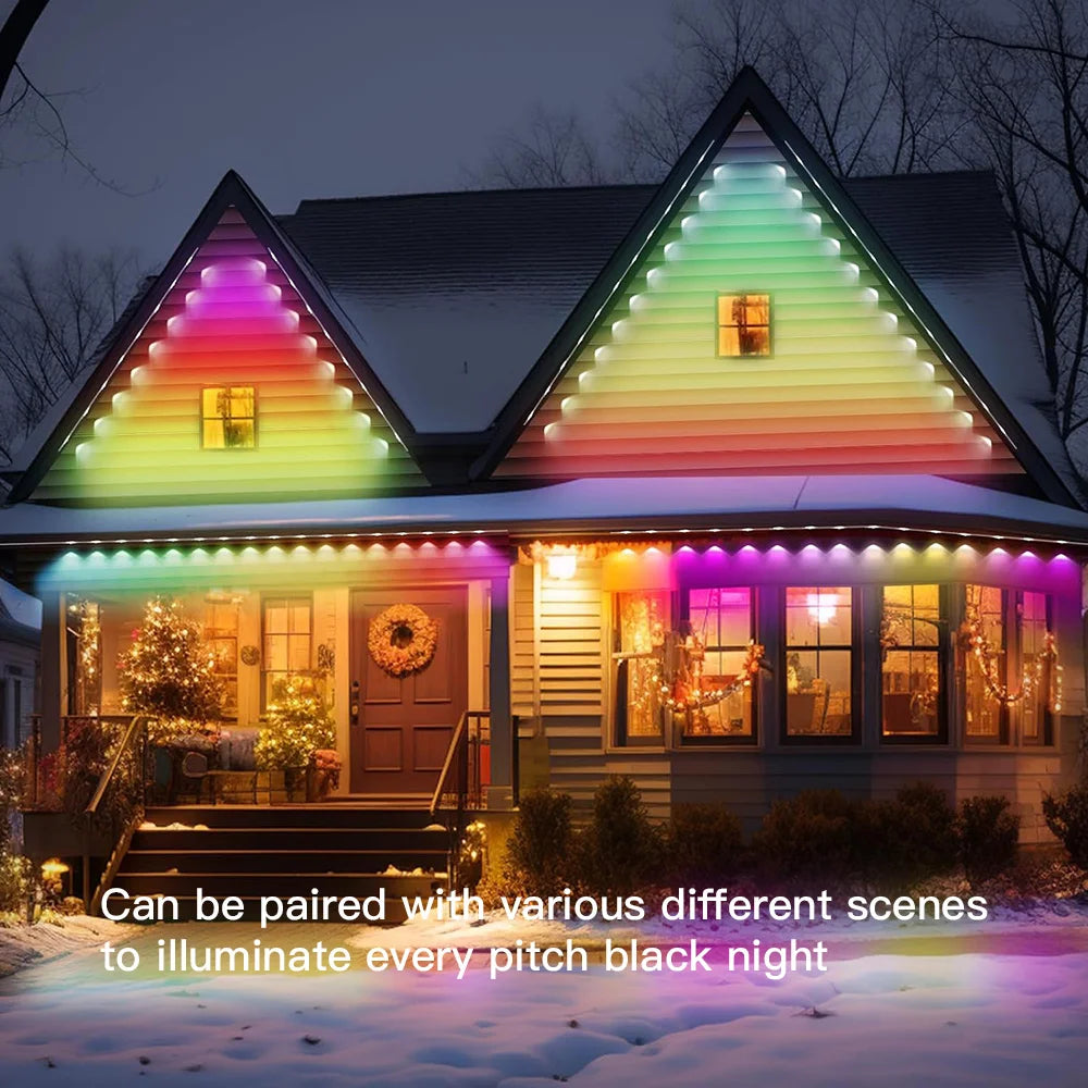 GlowBright Outdoor Festival Lights