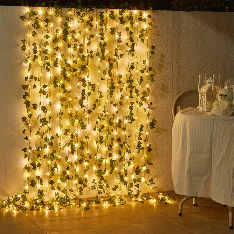 Magical Leaf Fairy Lights Garland