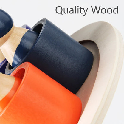 Colorful Wooden Rainbow Puzzle
