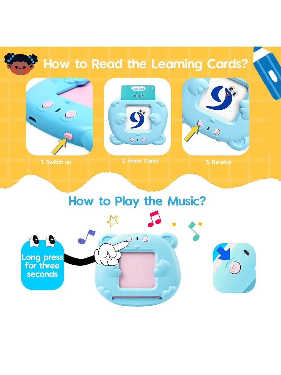 BelloChiddo Talking Flash Cards