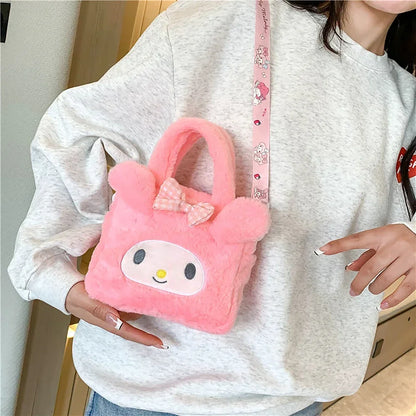 Kawaii Anime Plush Crossbody Bag