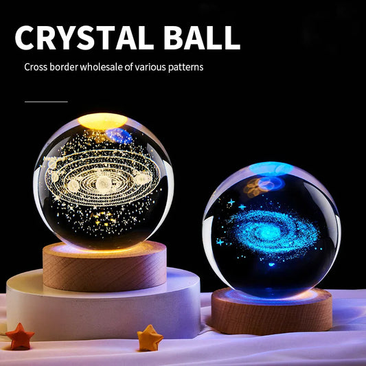 Cosmic Glow Crystal Lamp