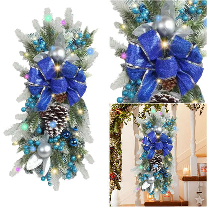 Twinkle Teardrop Christmas Swag