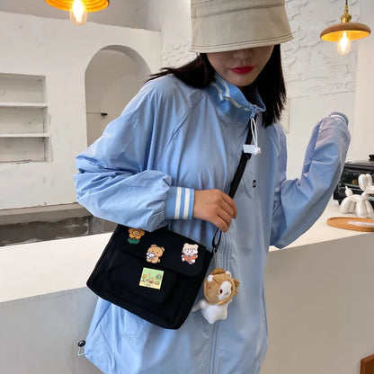 Chic Canvas Crossbody Bag