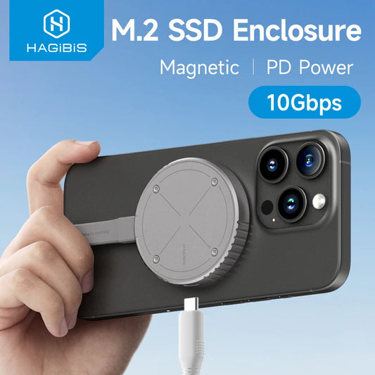 Magnetic SSD Enclosure for Instant Storage