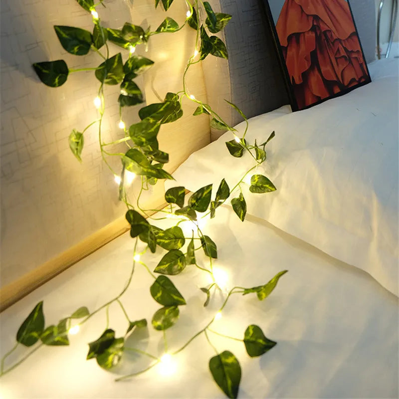 Magical Leaf Fairy Lights Garland