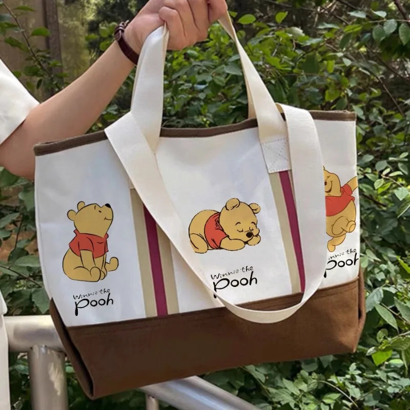 Winnie The Pooh Retro Canvas Tote