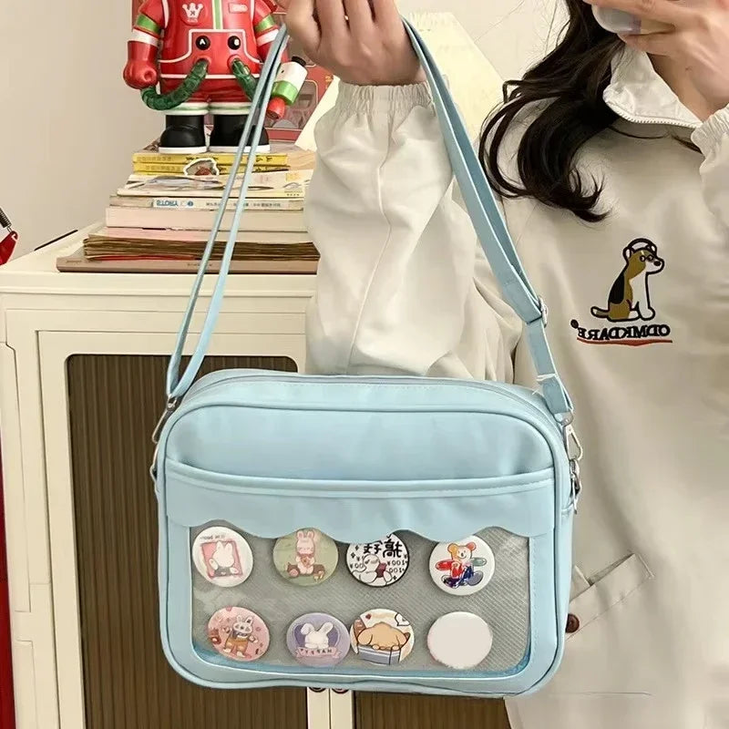 Chic Harajuku Clear Pocket Bag