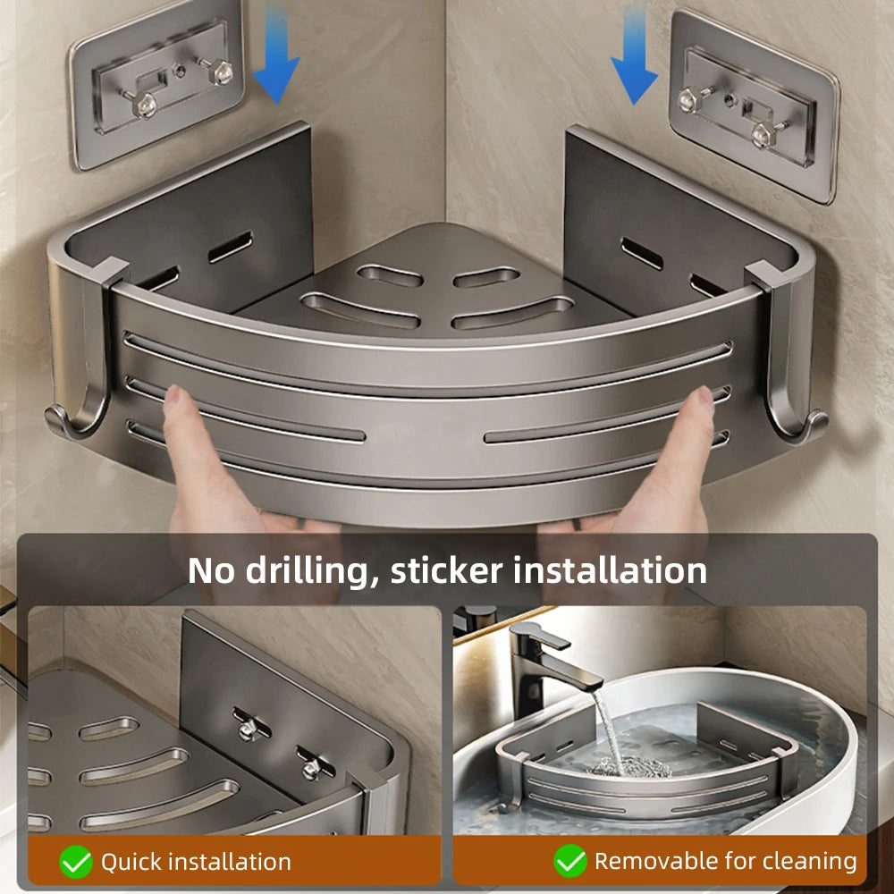 Space-Saving Bathroom Shelf Magic