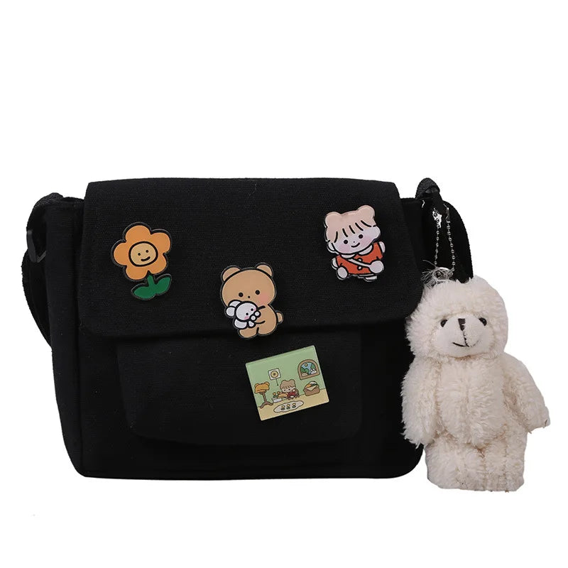 Chic Canvas Crossbody Bag