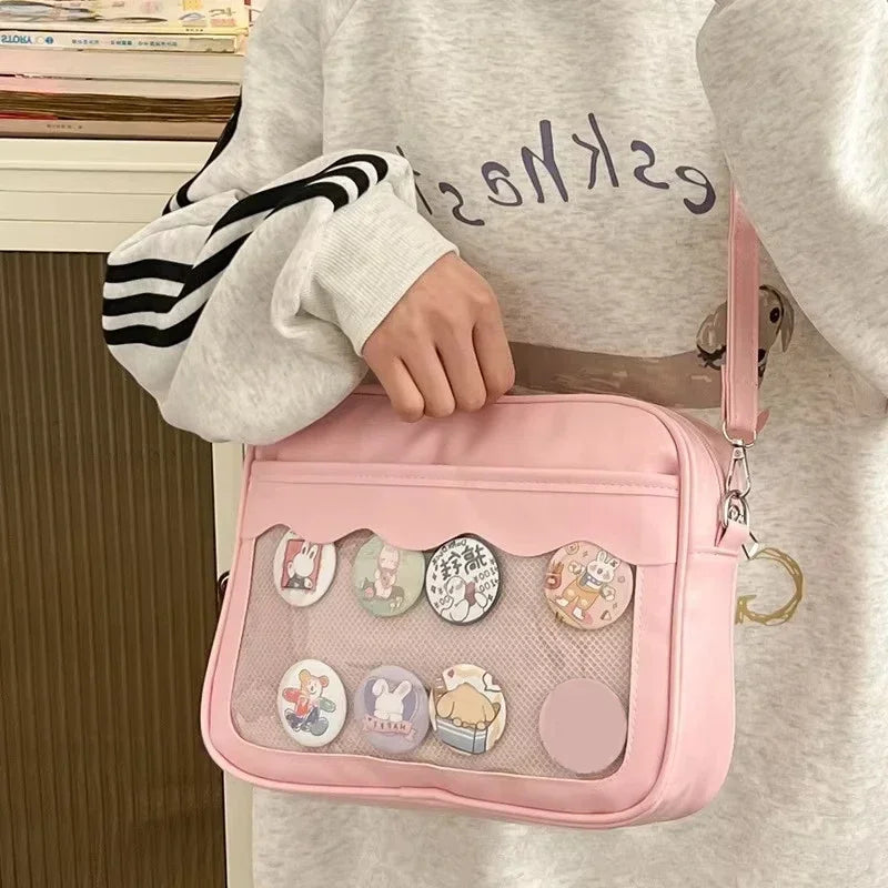 Chic Harajuku Clear Pocket Bag