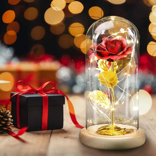 Enchanting Rose Light Dome