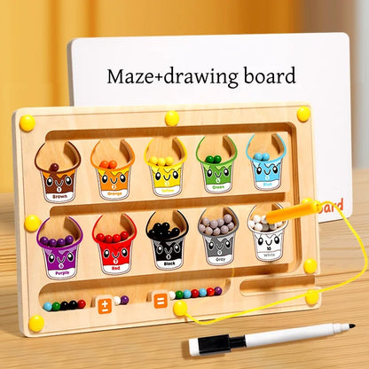 Colorful Magnetic Learning Maze