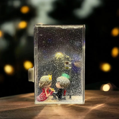 Magical Snow Scene Night Light
