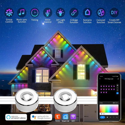 GlowBright Outdoor Festival Lights